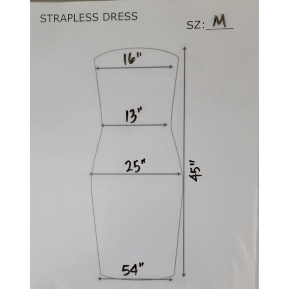 Anthropologie Maeve Caleta Strapless Red White Striped Handkerchief Hem Dress M - Picture 9 of 9